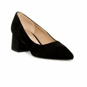 Franco Sarto Callen Suede Pointed Toe Pumps